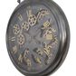 Yosemite Home Decor Pocket Watch Gear Wall Clock in Black and Gold, , large