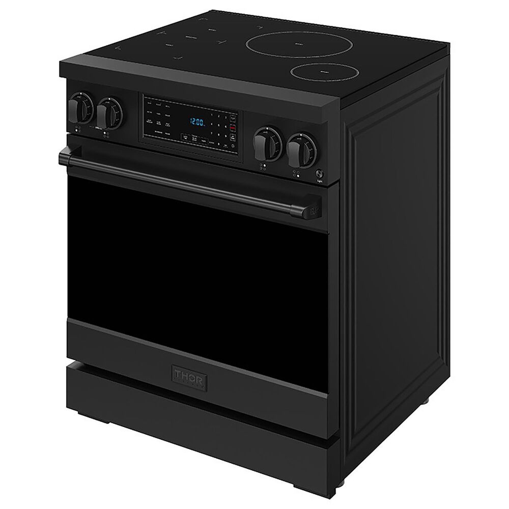 Thor Kitchen Gordon Ramsay Series 30" Professional Induction Range in Black, , large
