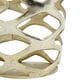 Maple and Jade 32.5" Tall Cutout Geometric Decorative Vase in Satin Gold, , large