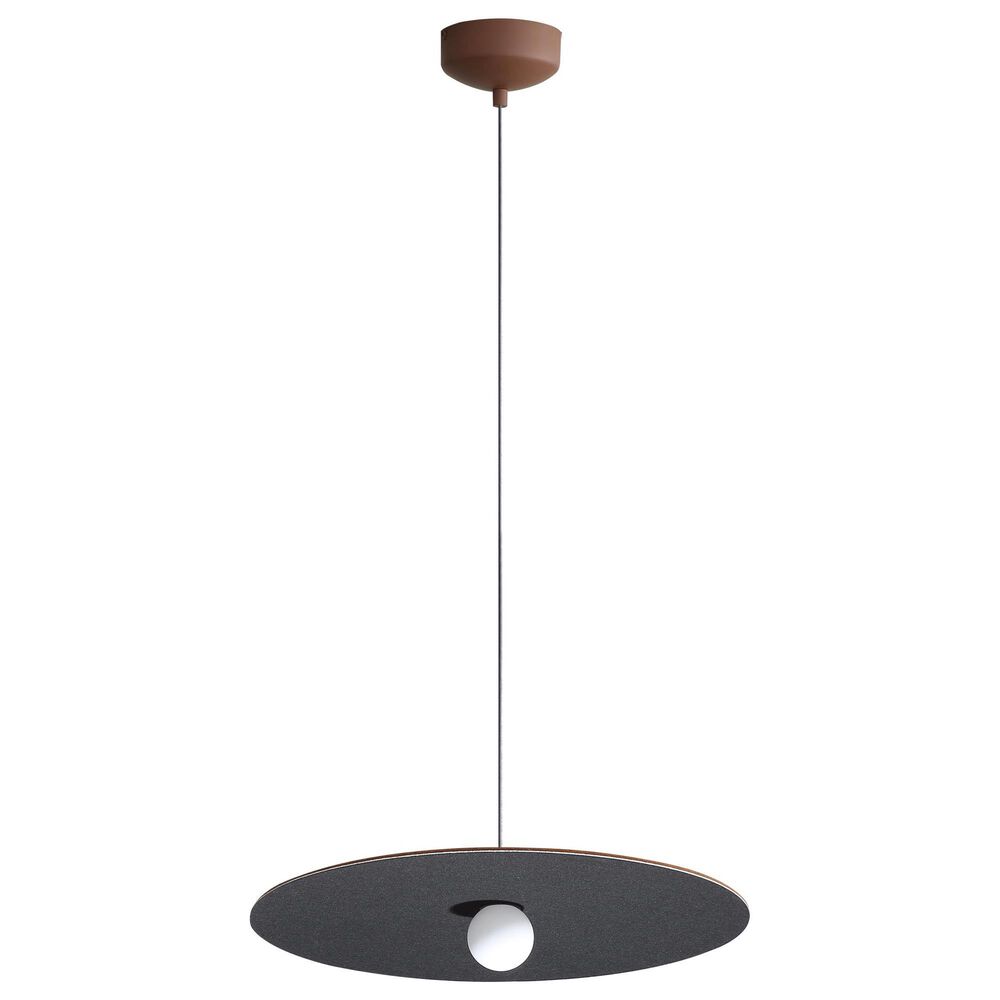 Golden Lighting Faroe 24" 1-Light LED Pendant in Coffee and Black, , large
