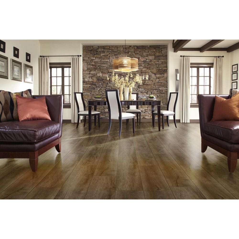 Happy Feet International Stone Elegance II Colonial Pecan 7.25&quot; x 48&quot; Luxury Vinyl Plank, , large