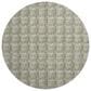 Dalyn Rug Company Soft Essentials Chevron Olive 8" Round Area Rug, , large