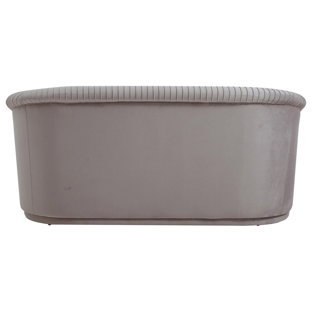 Tov Furniture Yara Velvet Loveseat in Grey, , large