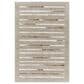 Surya Eloquent 8" x 10" Light Gray, Light Beige and Black Area Rug, , large