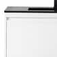James Martin Vanities Mantova 35.4" Single Bathroom Vanity in Glossy White and Brushed Nickel with 2 cm Charcoal Black Resin Countertop and Rectangular Sink, , large