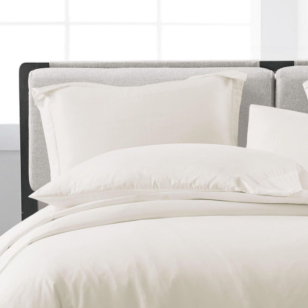 Pem America Cannon Solid 3-Piece Full/Queen Duvet Cover Set in Ivory, , large