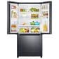 Samsung 17.5 Cu. Ft. French Door Refrigerator in Black Stainless Steel, , large
