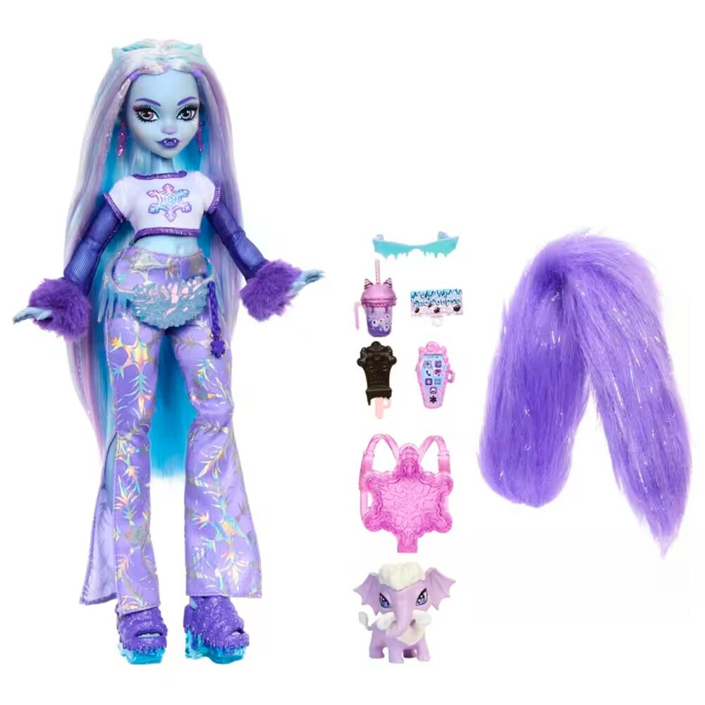 Monster High Abbey Bominable with Pet and Accessories in Multicolor, , large