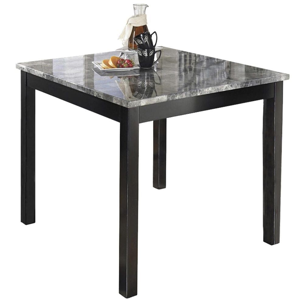 Ashley Maysville 5-Piece Counter Height Dining Set in Black, , large