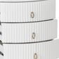 Linden Boulevard Ciarra 3-Drawer Nightstand in White, , large