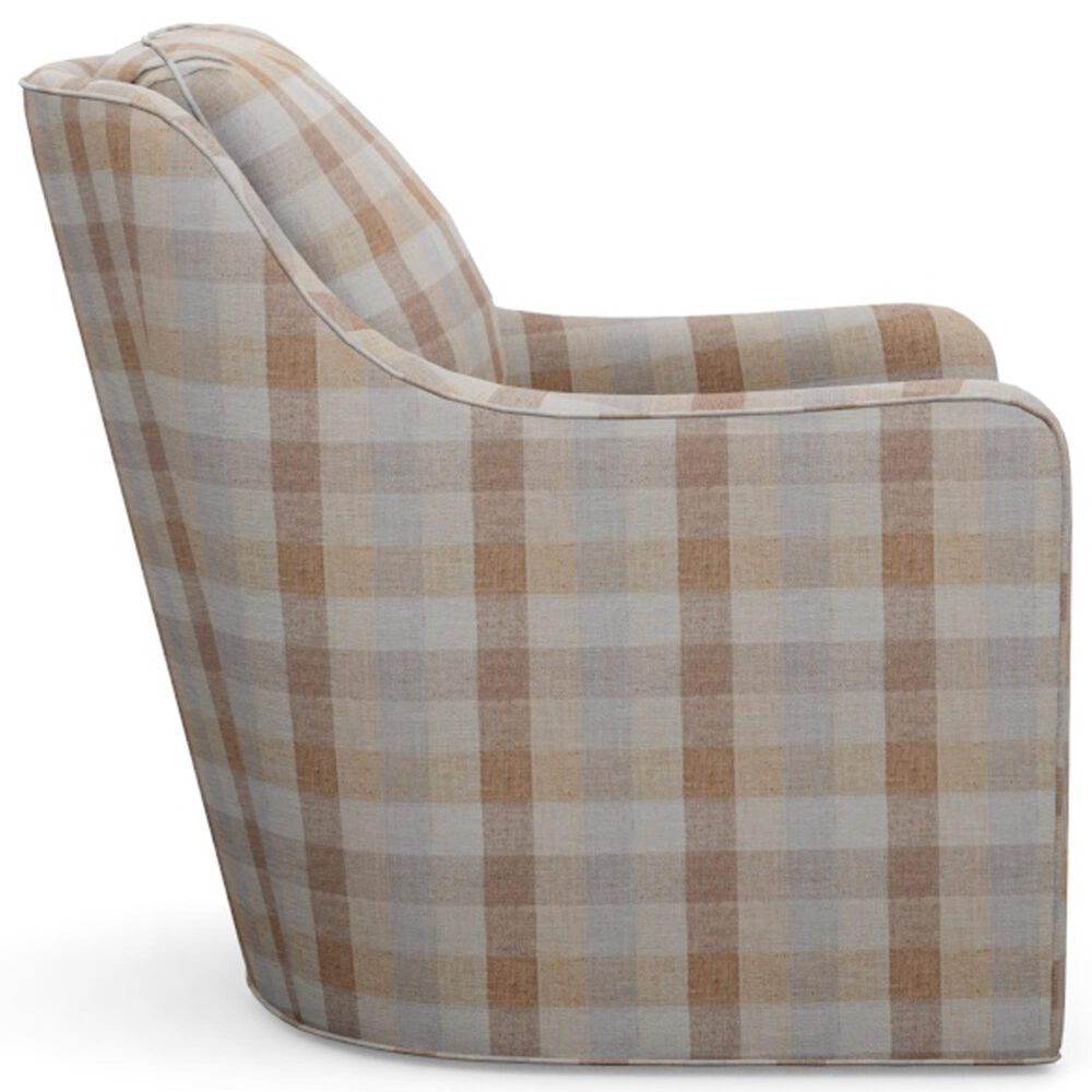 Lexington Home Brands Glenhaven Swivel Chair in Mixed Plaid, , large