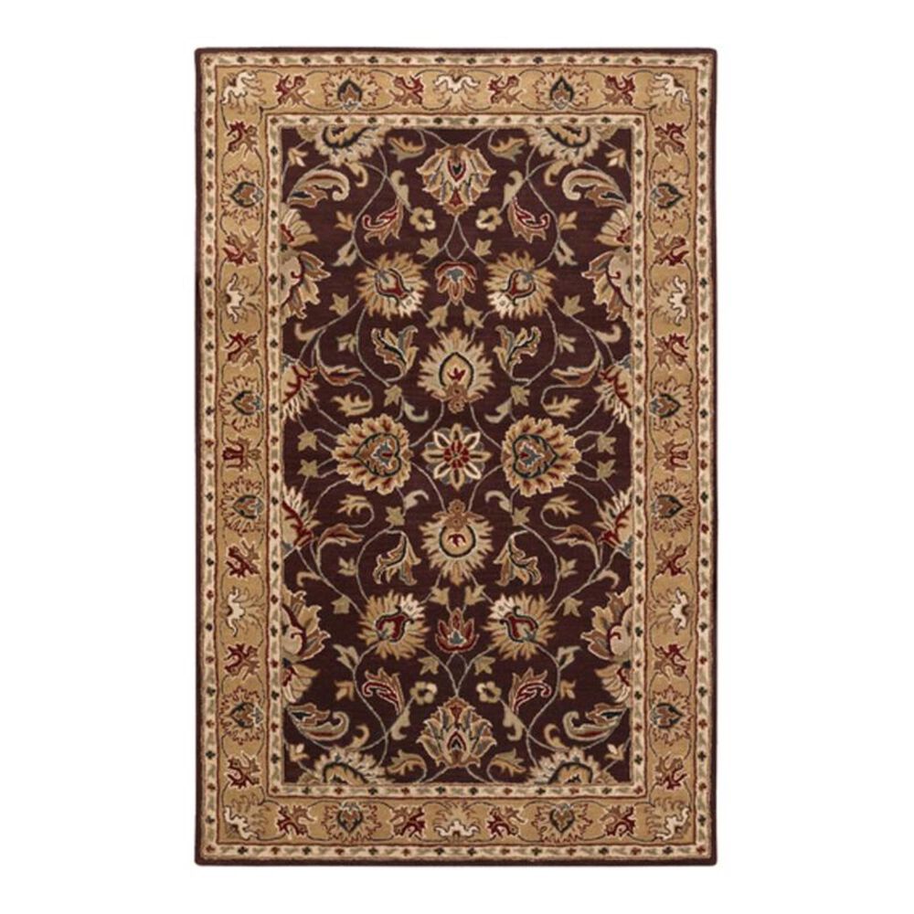 Surya Caesar CAE-1024 6' x 9' Eggplant/Beige/Ivory Area Rug, , large