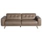 Interlochen Leather Stationary Sofa in Sand, , large