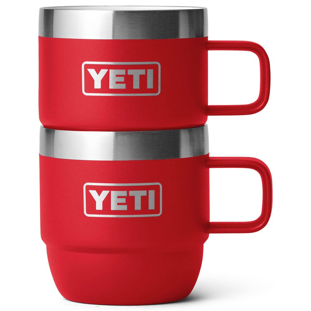 YETI Rambler 6 Oz Stackable Mug in Rescue Red - Set of 2, , large