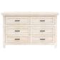 Eastern Shore Westfield 6-Drawer Dresser in Brushed White, , large