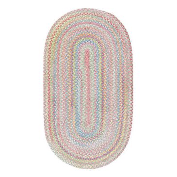 Capel Cutting Garden 0450-240 5" x 8" Grass Oval Area Rug, , large