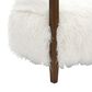 Furniture of America Lumir Long-Haired Accent Chair in White, , large