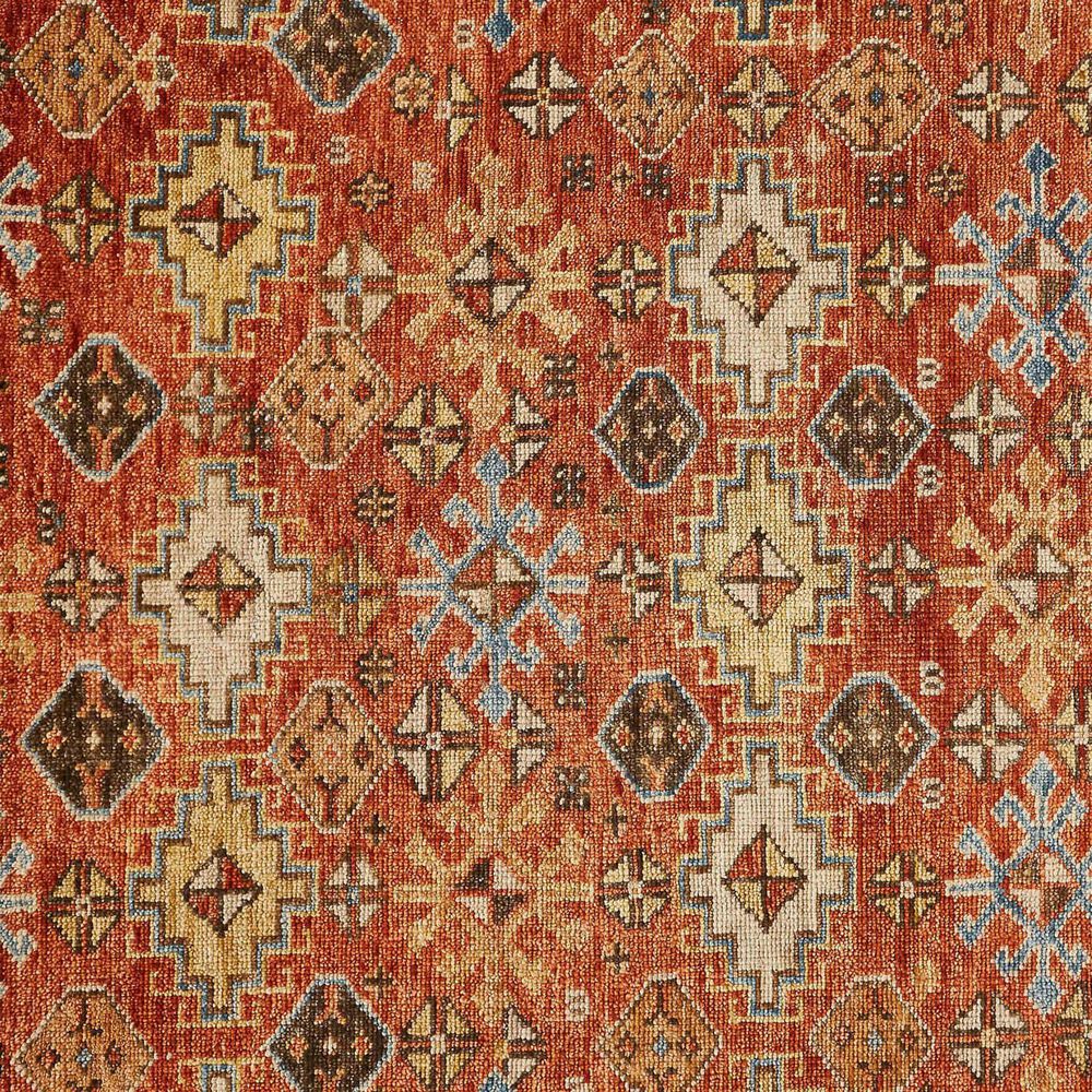 Feizy Rugs Carrington 11&#39;6&quot; x 15&#39; Orange and Blue Area Rug, , large