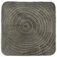 Hearth and Haven Outdoor End Table with Twist Design in Grey, , large