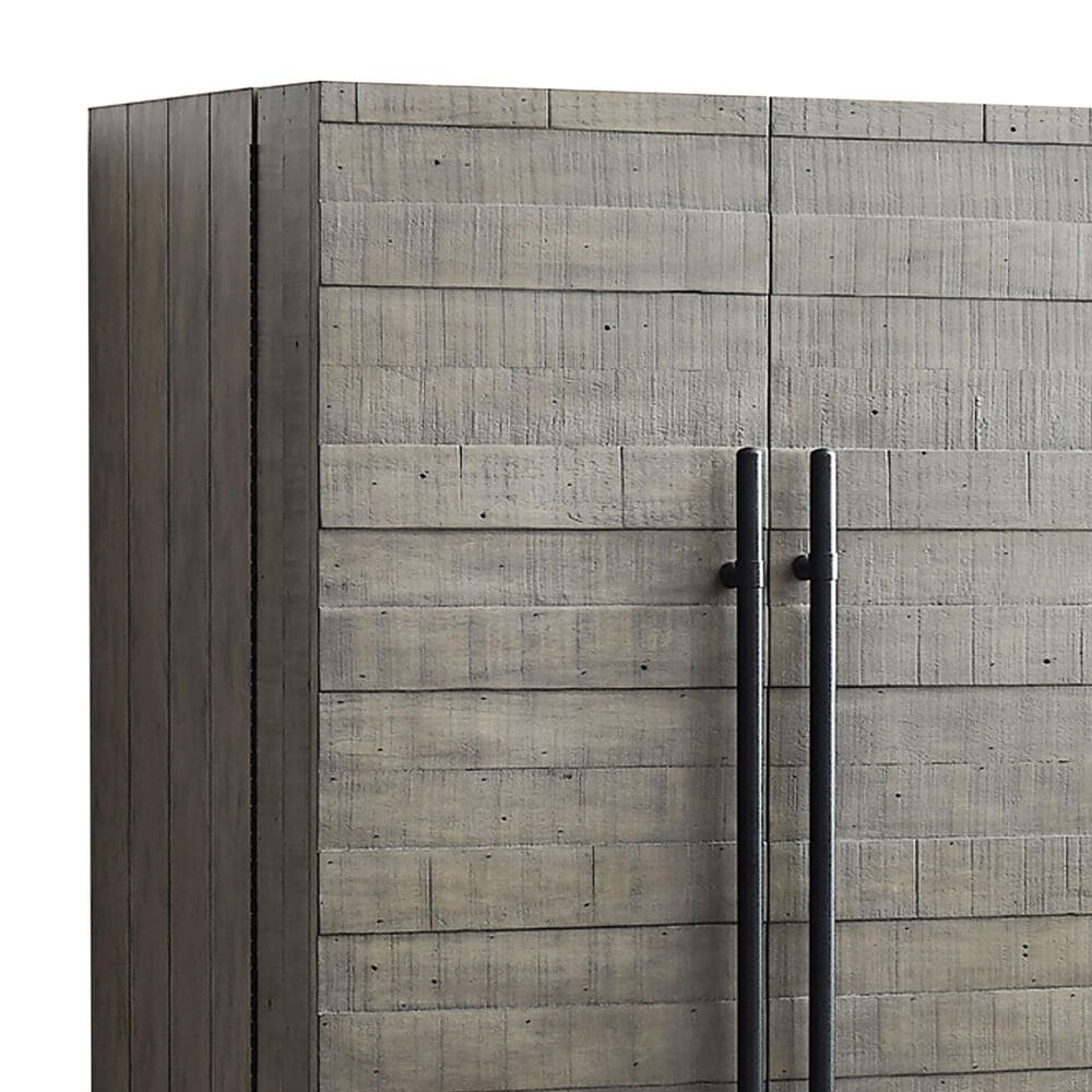 Imperial International Aurora Wine Cabinet in Stone Grey and Black, , large