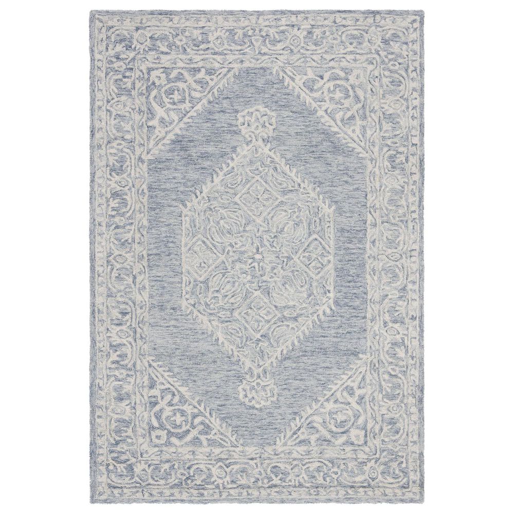 Safavieh Micro-Loop 4" x 6" Grey Area Rug, , large