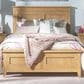 St Claire Home Today"s Traditions Twin Platform Panel Bed in Natural Oak, , large