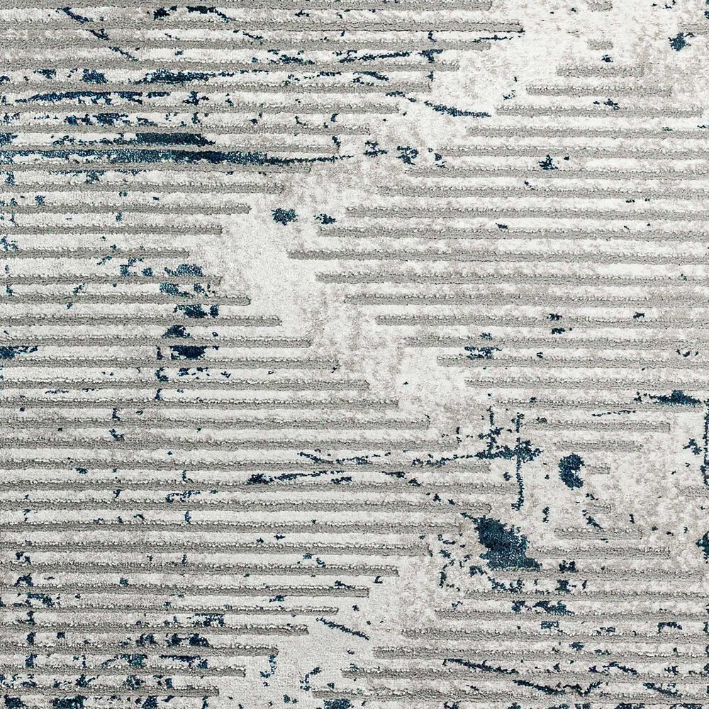 Radici USA Davide Geometric 2&#39;2&quot; x 7&#39;7&quot; Blue Area Rug, , large