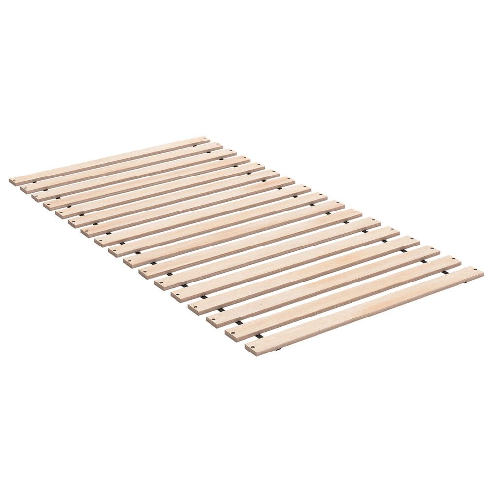 Ashley Arloster Twin Upholstered Panel Bed with Storage in Tan/White, , large