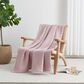 Trade Linker Full/Queen Waffle Weave Knit Throw Blanket in Lilac, , large