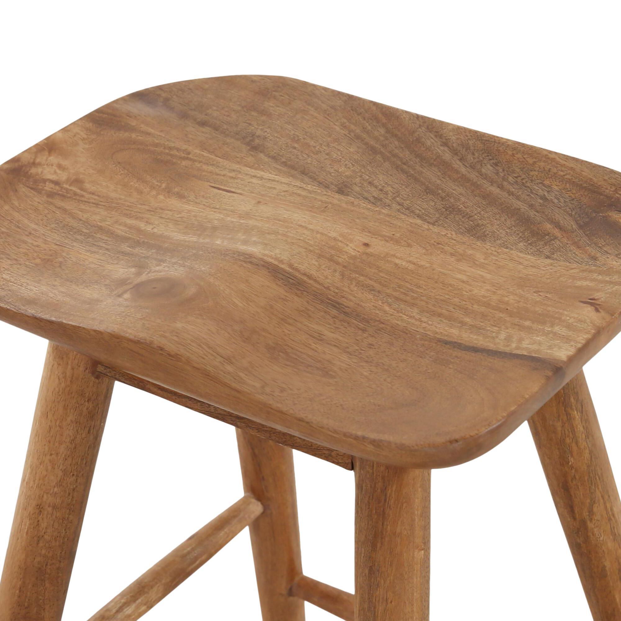 Artisan Decor Conner Backless Bar Stool in Natural