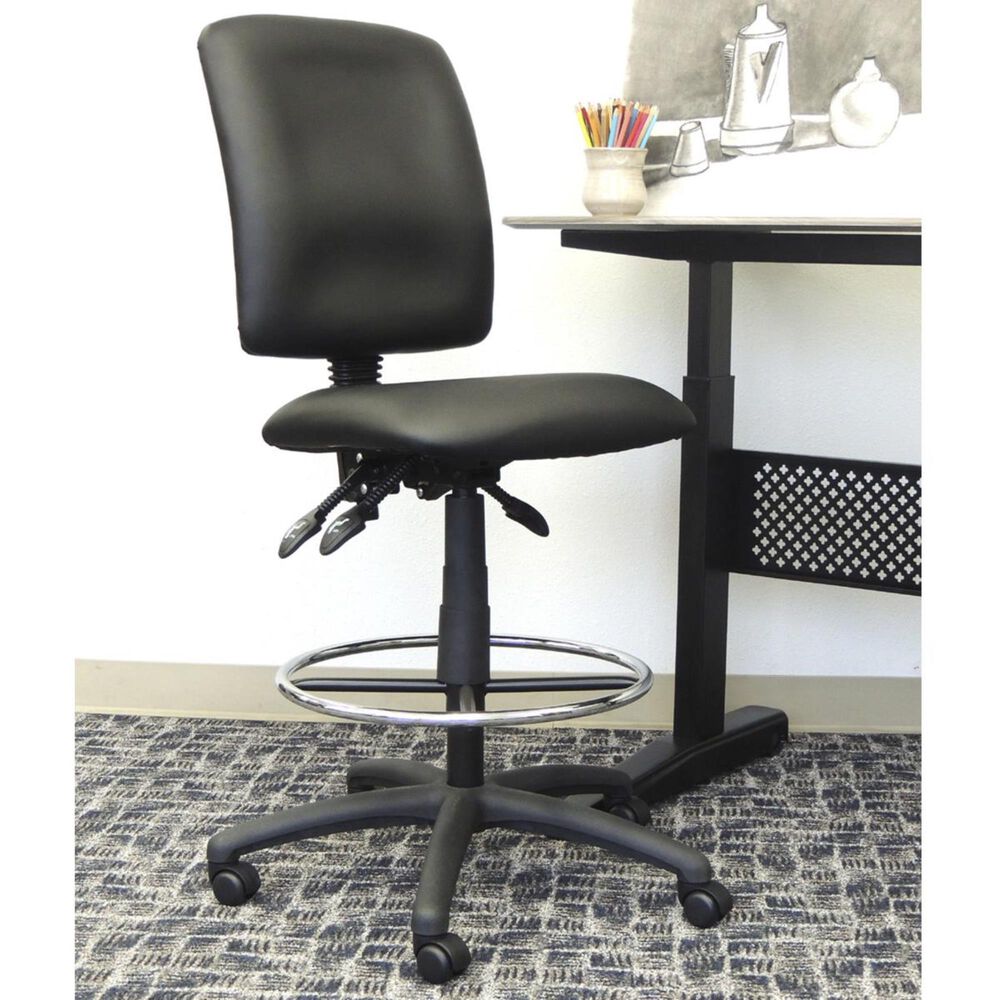Regal Co. Boss Multi-Function Drafting Stool in Black, , large