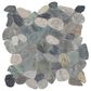 Dal-Tile Pebble Oasis Coastal 12" x 12" Flat Natural Stone Mosaic Sheet, , large