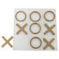 Maple and Jade 10-Piece Tic Tac Toe Home Decor Game Set in Polished Clear and Gold, , large