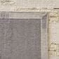 L&R Resources Geoblend 10" x 14" White and Beige Area Rug, , large