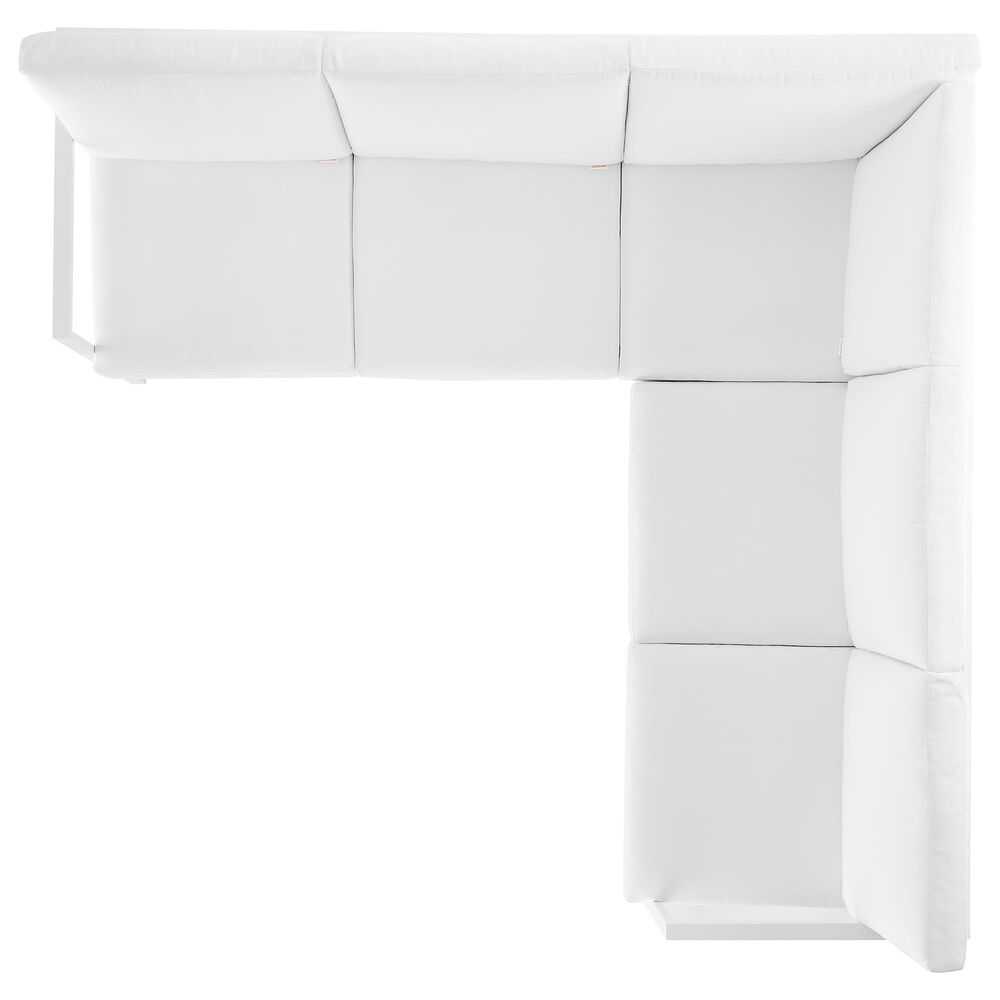 Linon Home Decor Holland 2-Piece Outdoor Sectional Sofa in White, , large