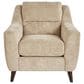 LumiSource Carly Accent Chair in Beige, , large