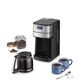 Cuisinart 12-Cup Automatic Grind and Brew Coffee Maker in Black and Stainless Steel, , large