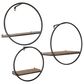 Sagebrook Home 3-Piece Wall Shelf Set in Brown, , large