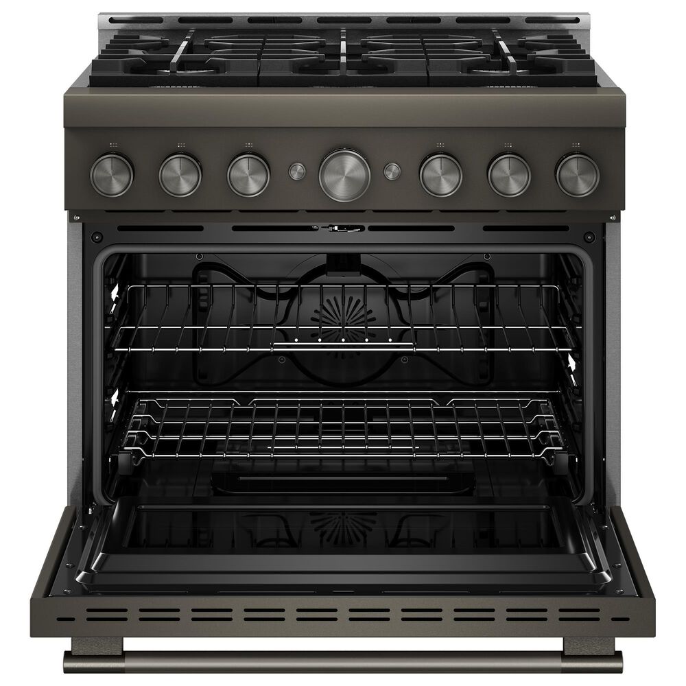 KitchenAid 5.1 Cu. Ft. Commercial-Style Gas Range in Black Ore, , large
