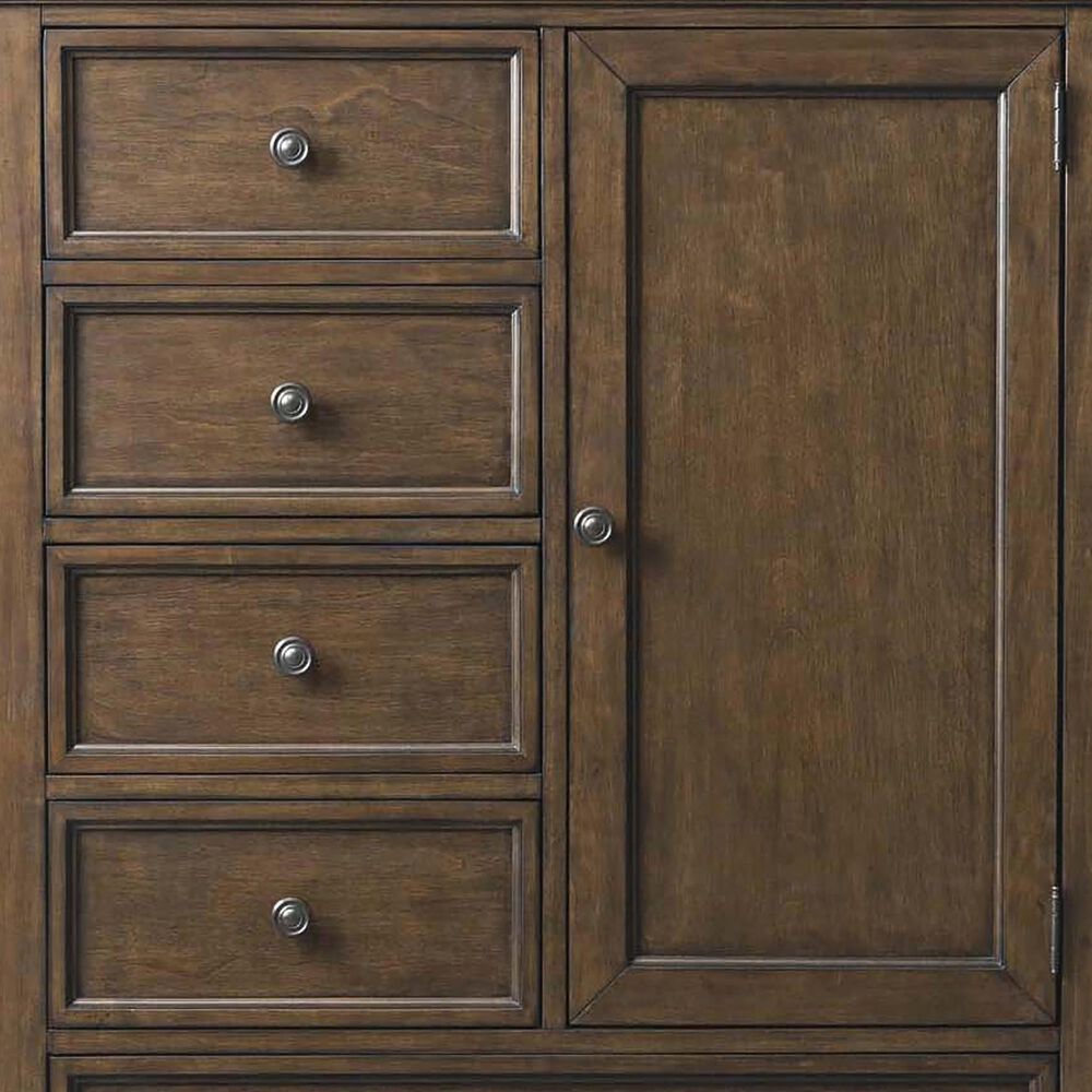 Eastern Shore Olivia 5-Drawer Chifferobe in Rosewood, , large