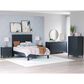 Ashley Simmenfort 5-Drawer Chest in Matte Navy Blue, , large