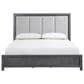 New Heritage Design Odessa 5-Piece King Bedroom Set in Charcoal and Silver, , large