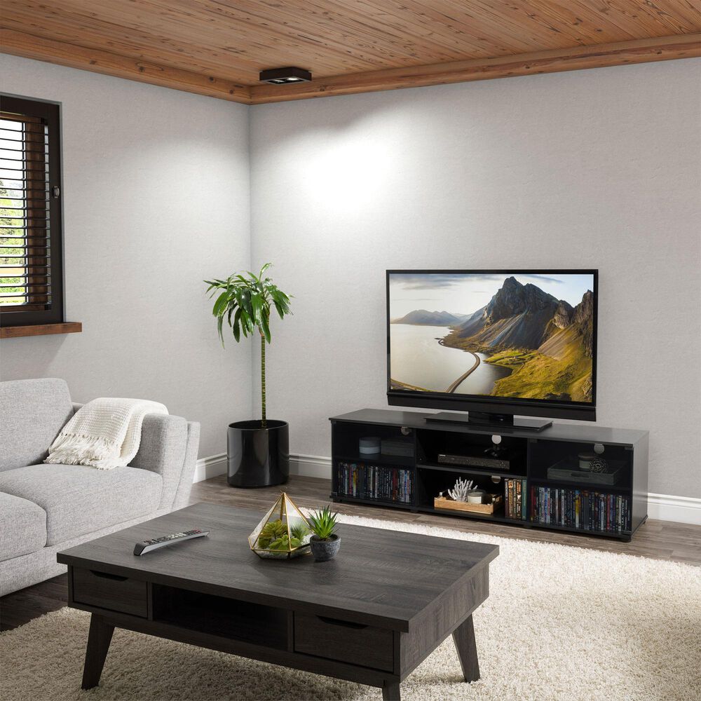 CorLiving Fiji 70&quot; TV Stand in Black, , large