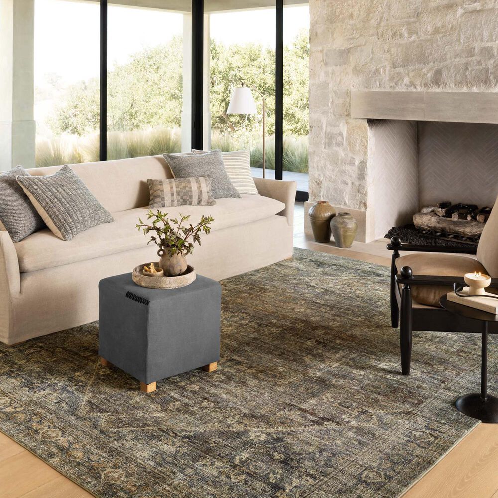 Amber Lewis x Loloi Morgan 7&#39;3&quot; x 9&#39;3&quot; Spice and Lagoon Area Rug, , large