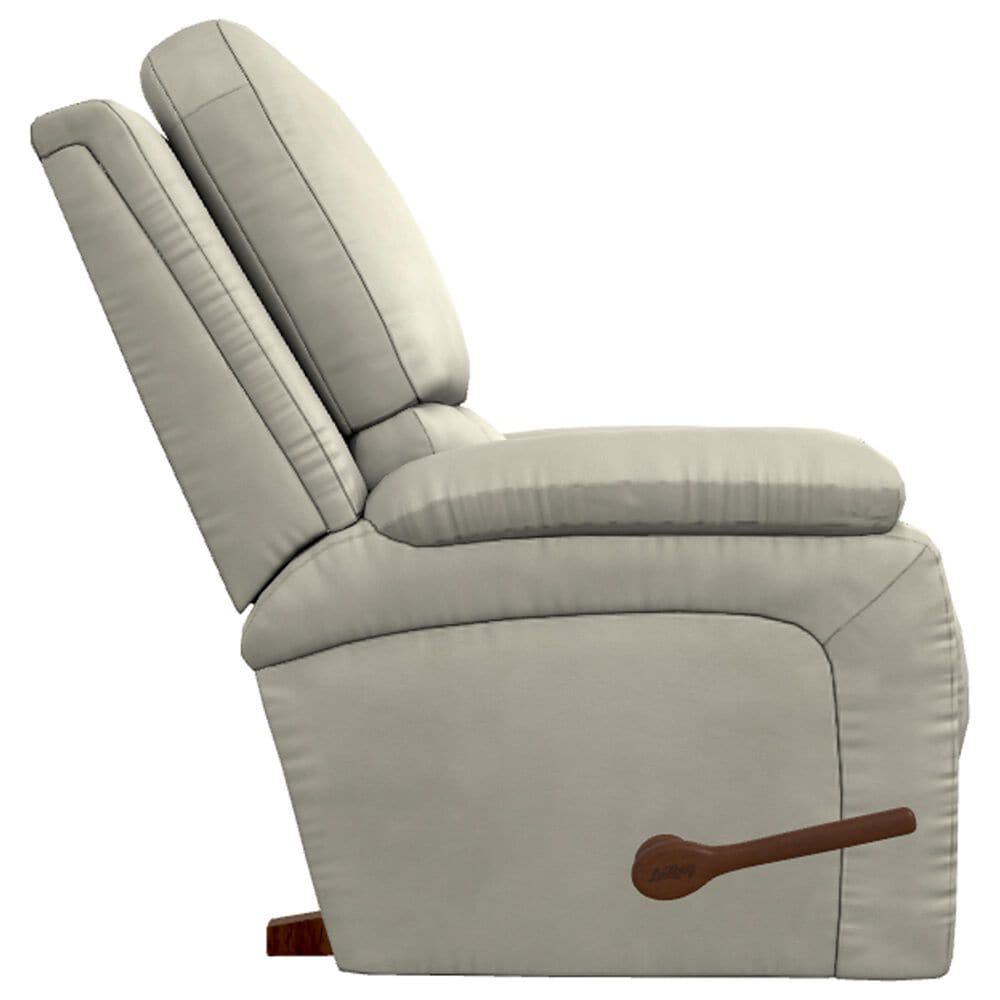 La-Z-Boy Greyson Leather Rocking Recliner in Ice, , large