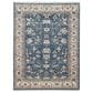 Amer Rugs Arcadia 5" x 7"8" Navy Blue Ivory Area Rug, , large