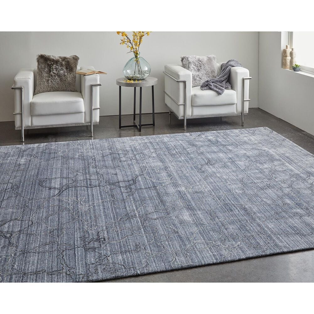 Feizy Whitton 8&#39; x 10&#39; Navy Area Rug, , large