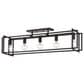 Golden Lighting Tribeca 5-Light Linear Pendant in Matte Black, , large