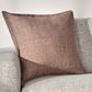 Classic Home Solstice 22" Square Throw Pillow in Penny Brown, , large