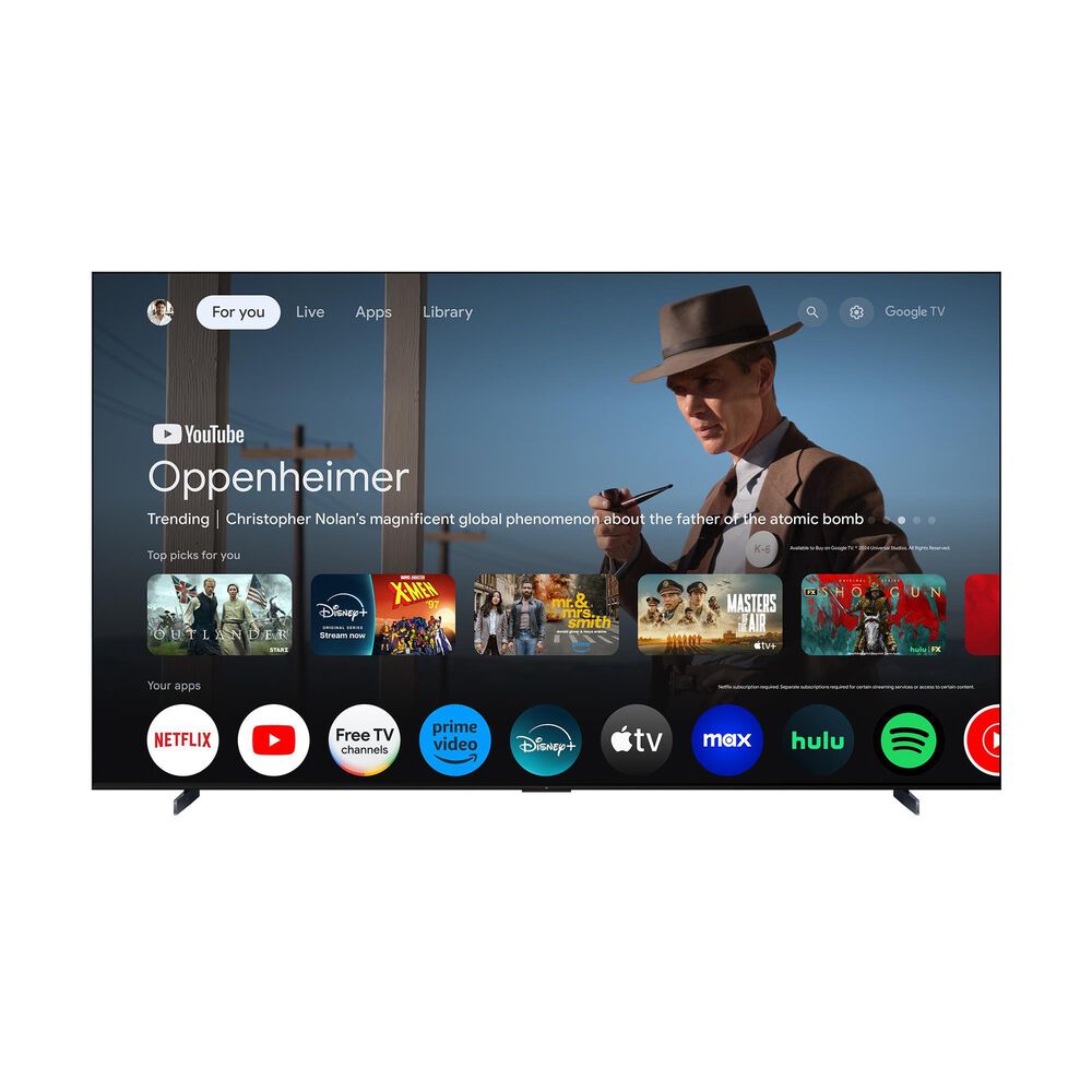 TCL 115&quot; Q Series 4K UHD HDR QD-Mini LED Smart TV with Google TV  115QM7K, , large
